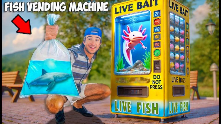 Buying Every Fish From the Live Fish Vending Machine… *deadly fish*